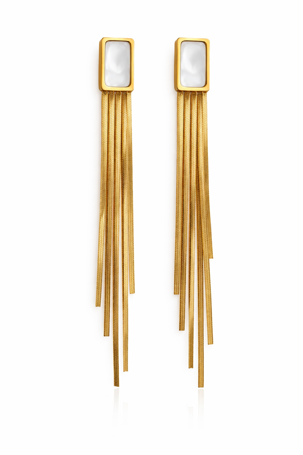 Aurielle Luxe Tassel Gold Earrings