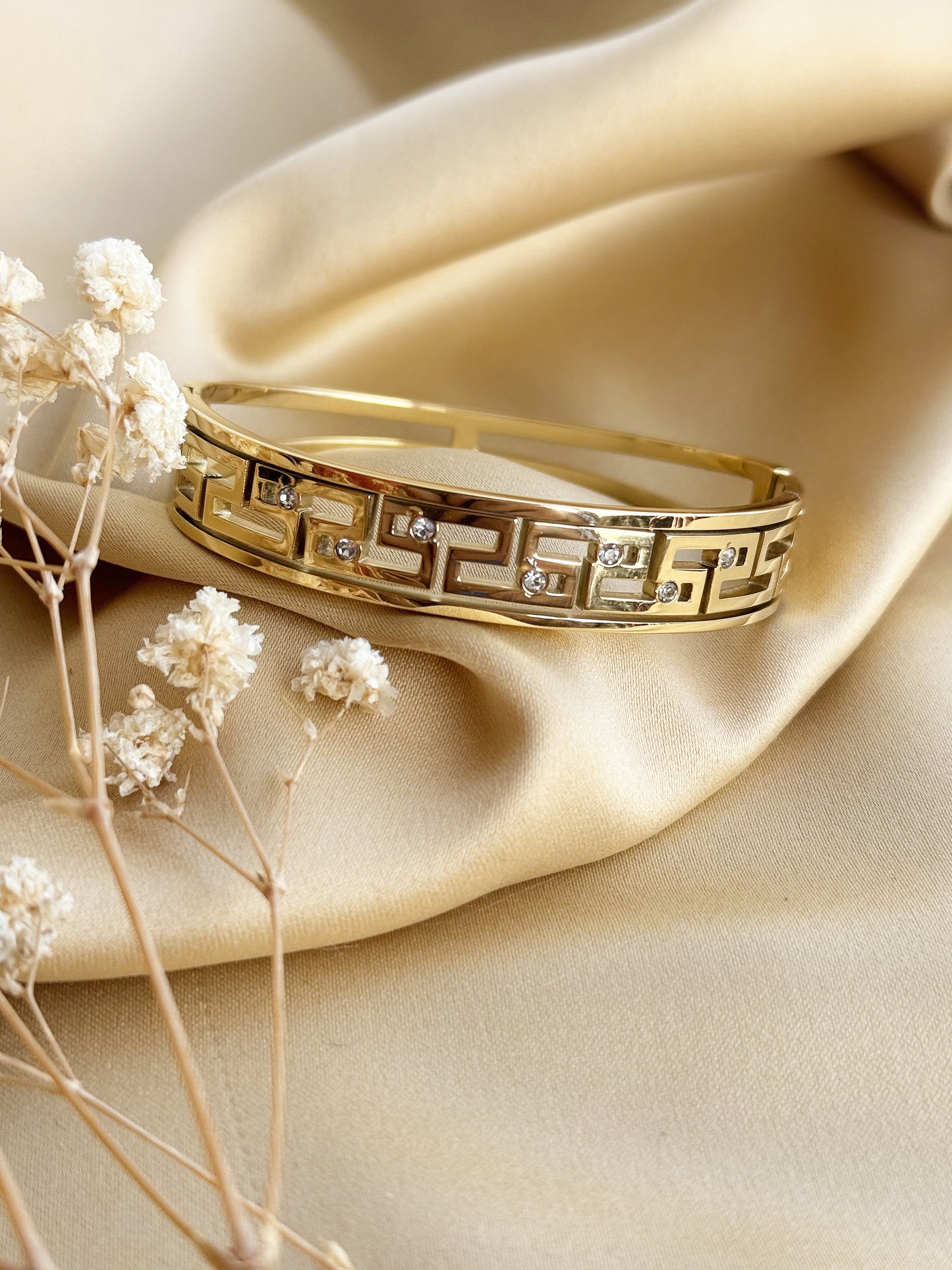 Geometric Stone Handcuff