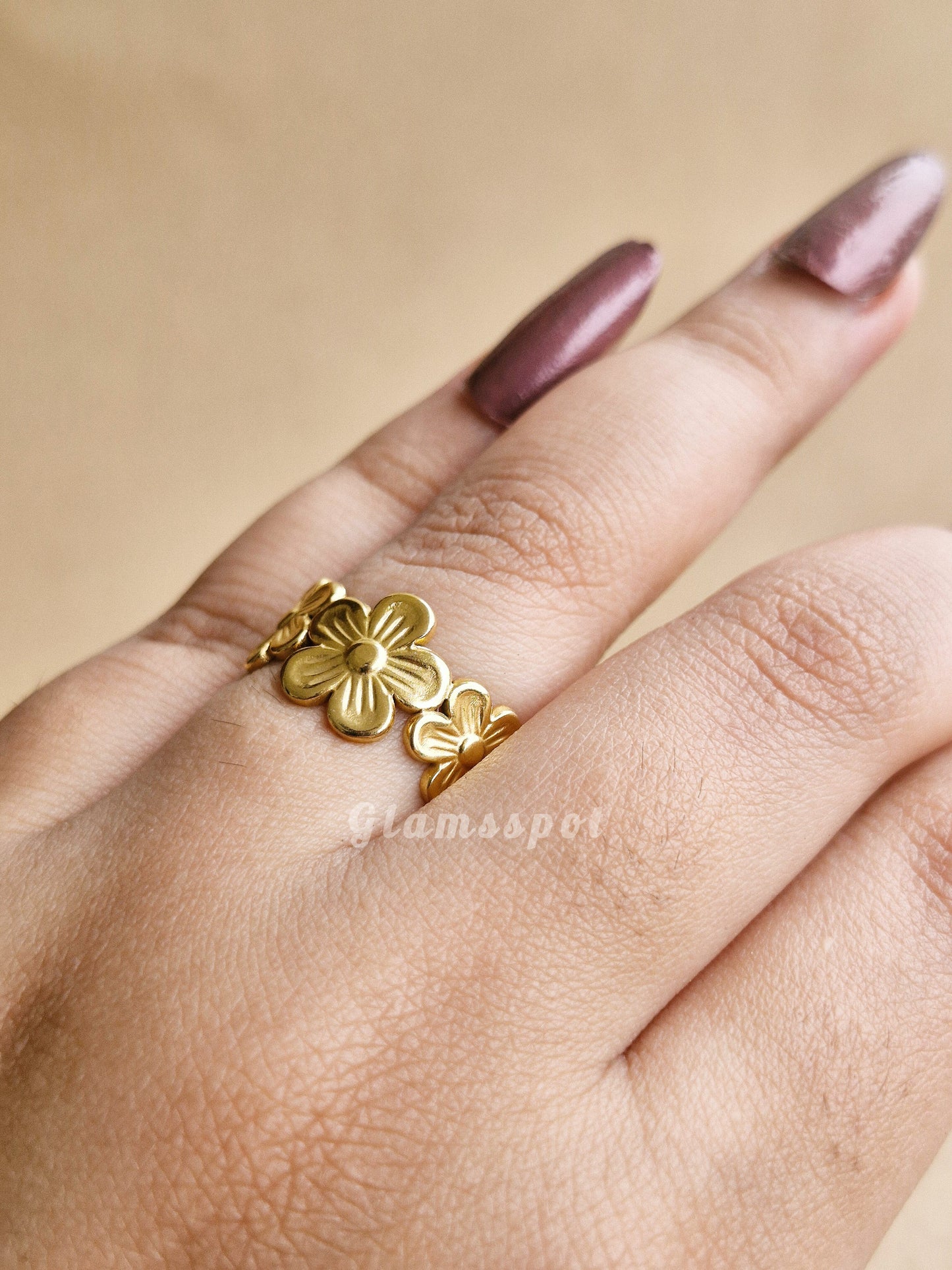 Gold Flower Ring