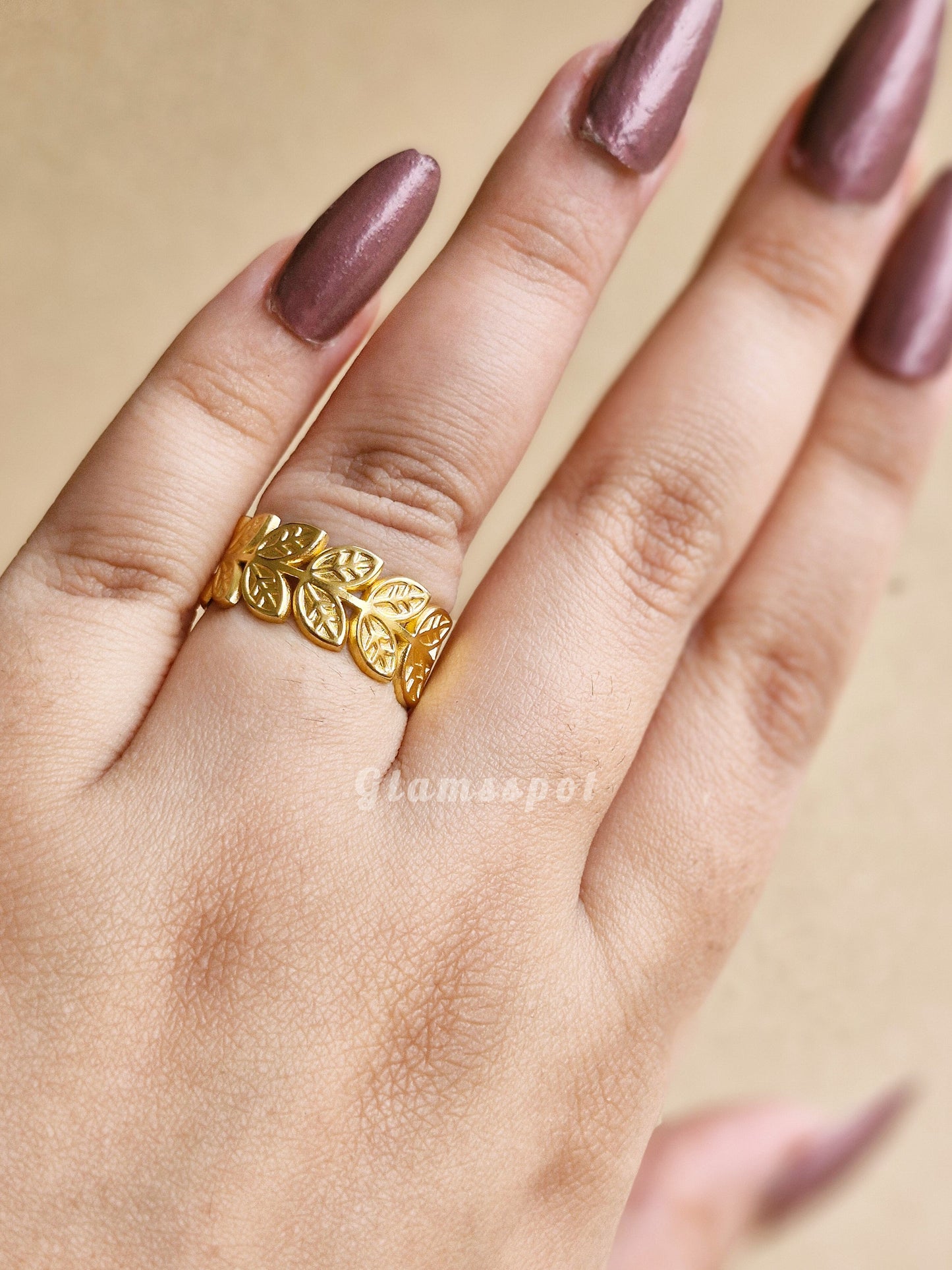 Gold Leaf Ring