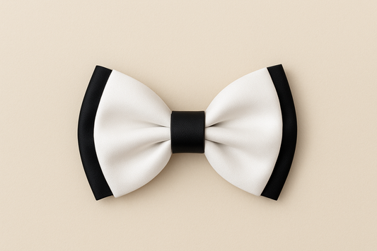 Dual Color Dual Layer Satin Bow
