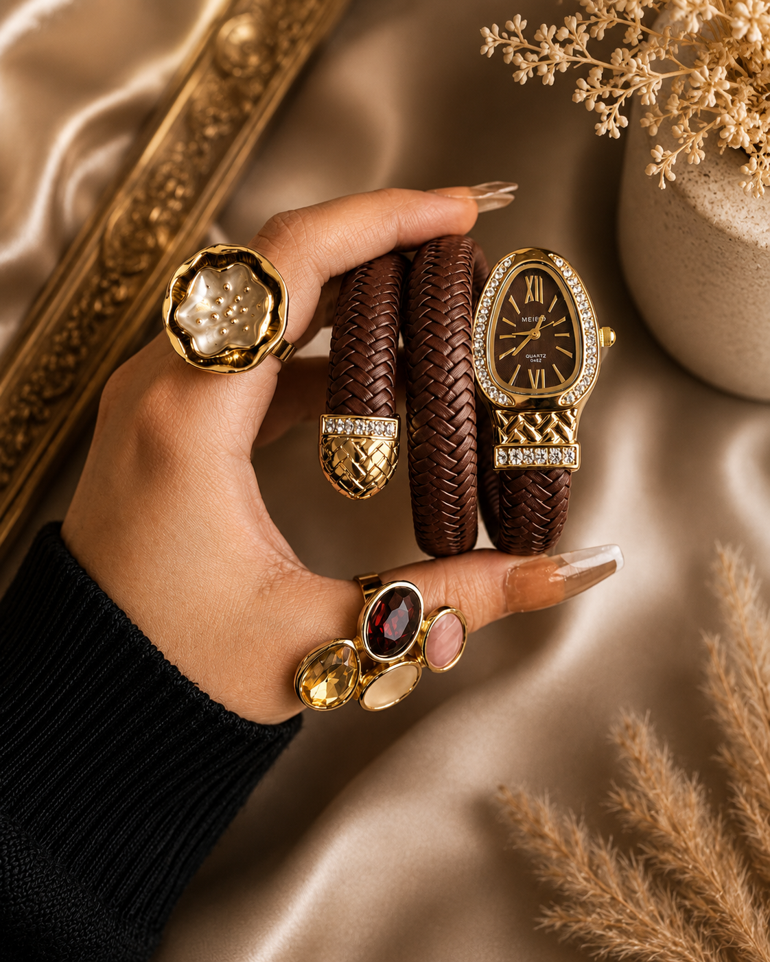 Luxury Wrap Bracelet Watch for Women