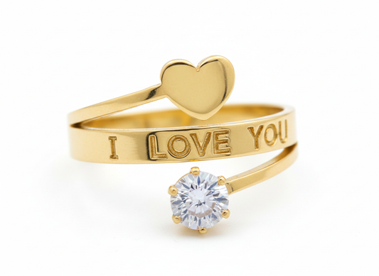 Endless Love Gold Plated Ring