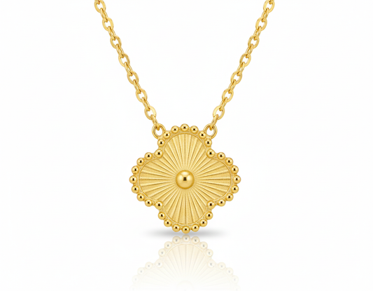 Golden Clover Pendant