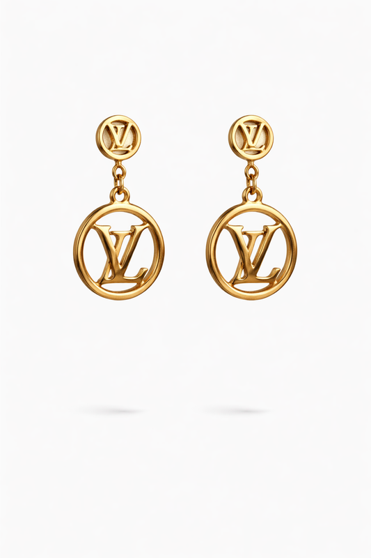 Monogram Drop Earrings for Women