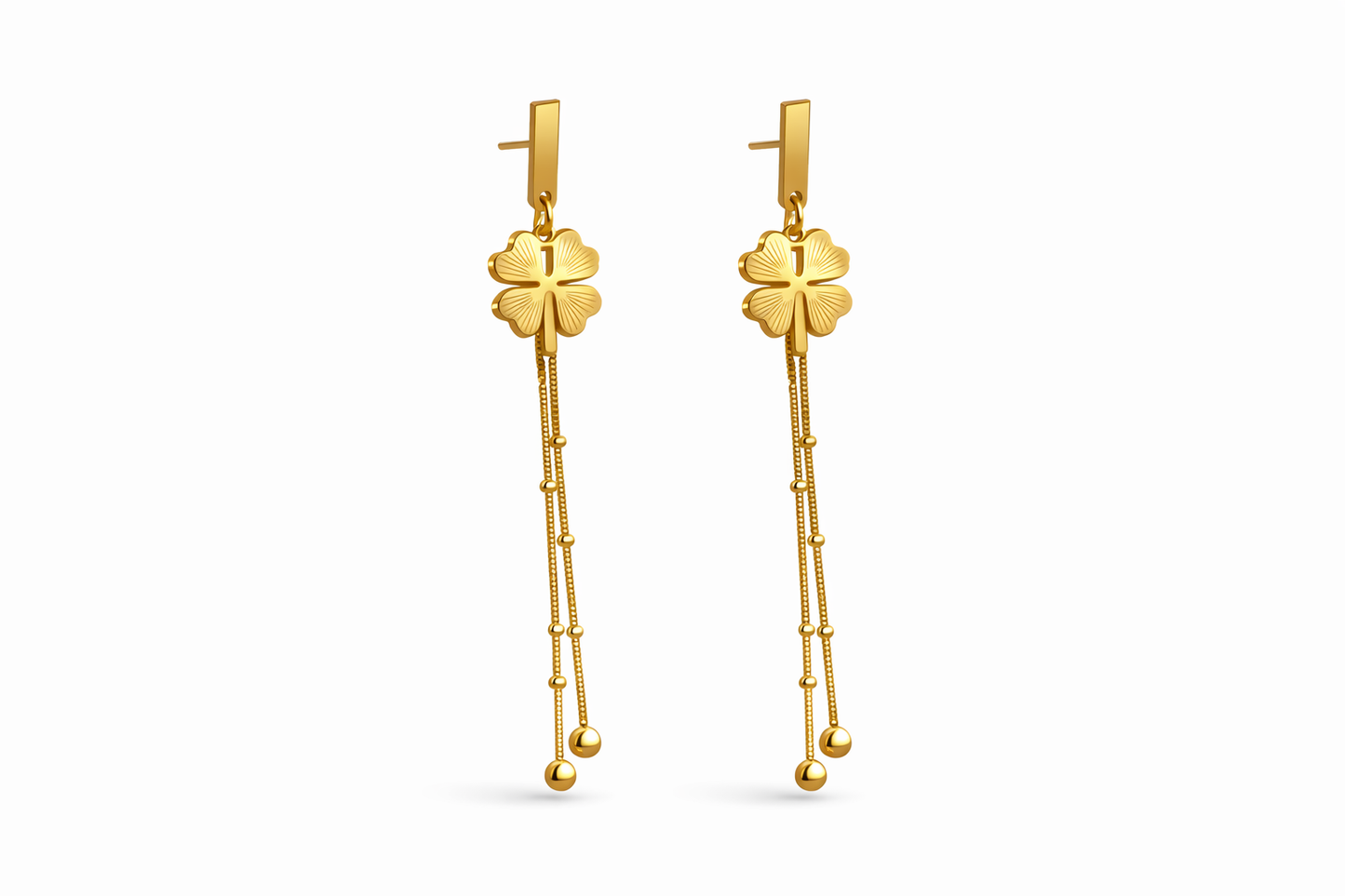 Clover Tassel Earrings for Women
