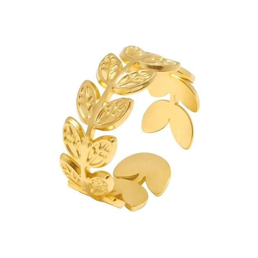 Gold Leaf Ring