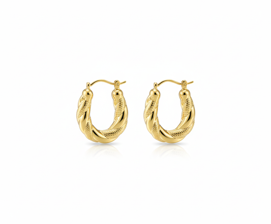 Verona Twist Hoops