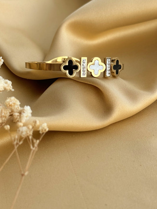 Vancleef double color zircon Handcuff