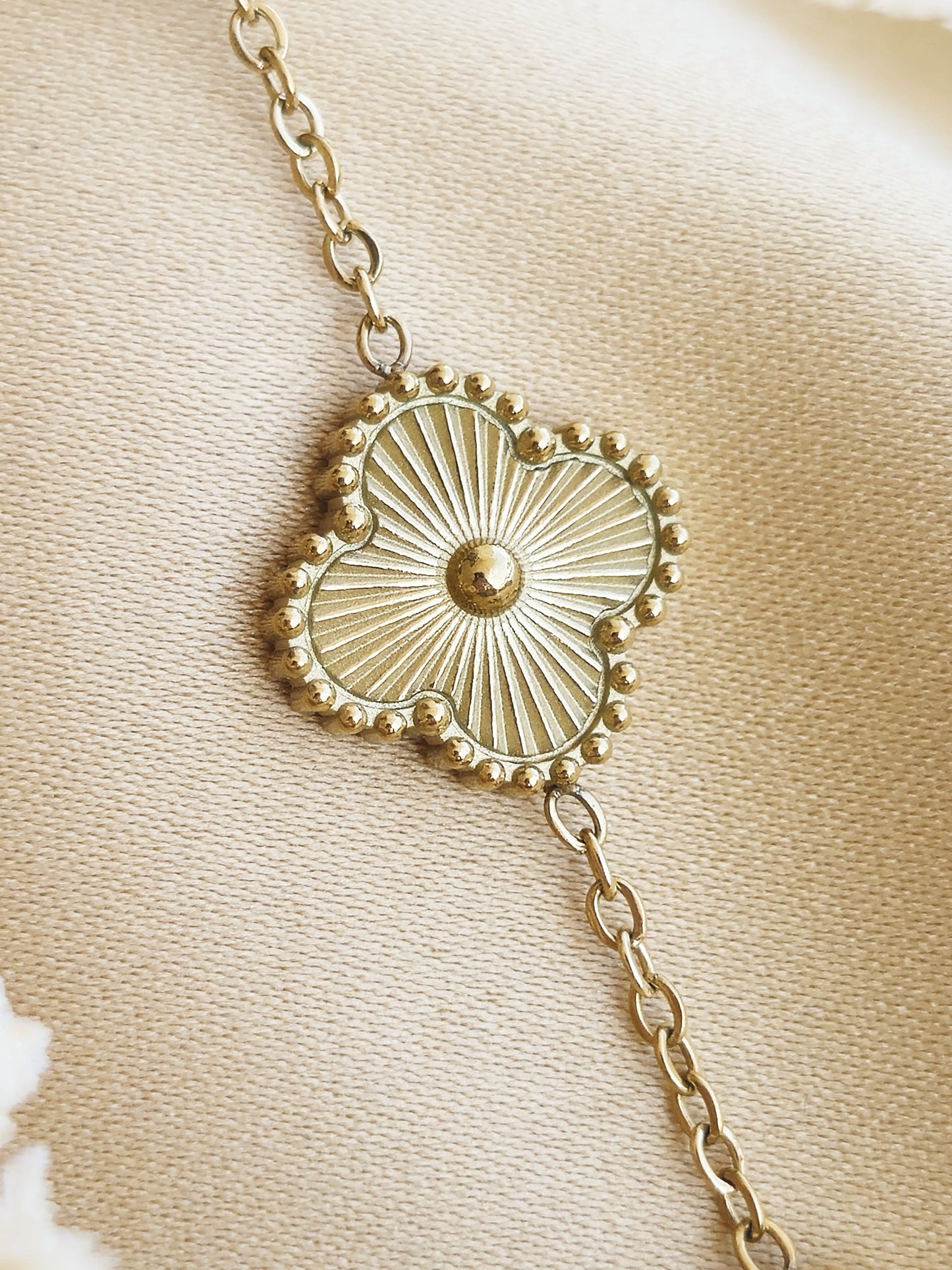 Golden Clover Bracelet