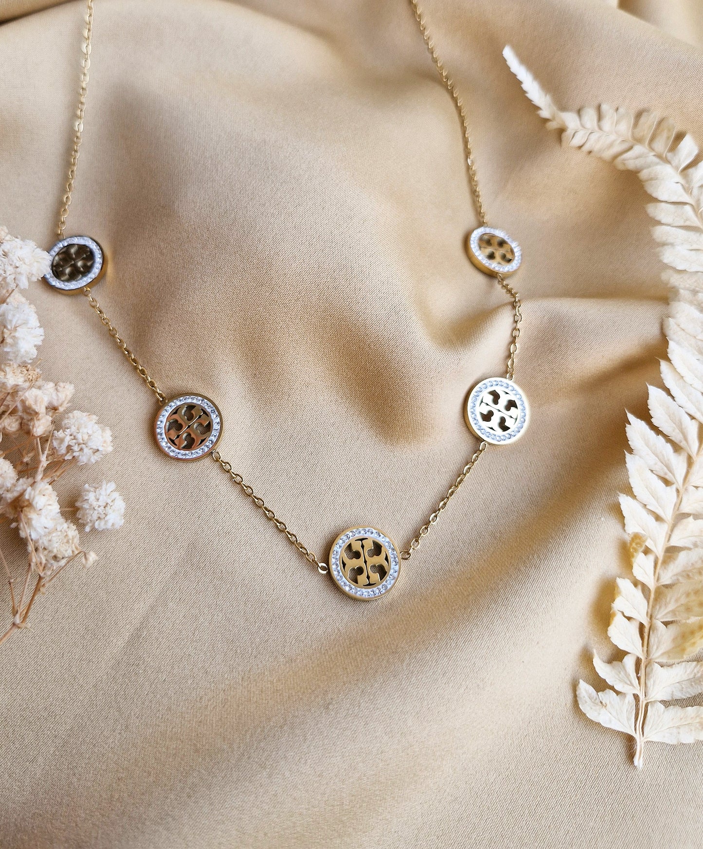 The Pave Medallion Necklace