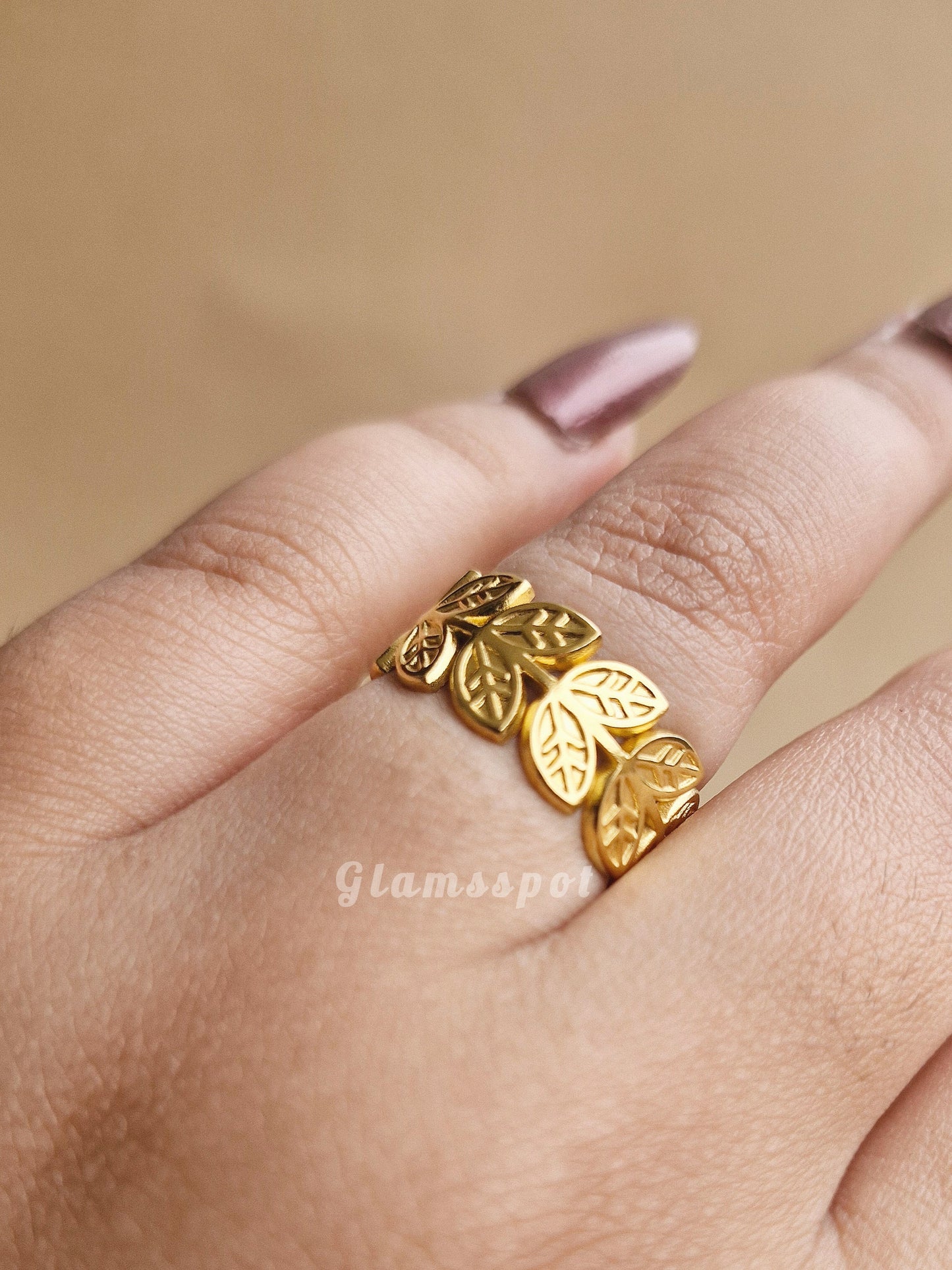 Gold Leaf Ring