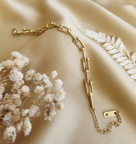 Toggle U-Link Chain Bracelet