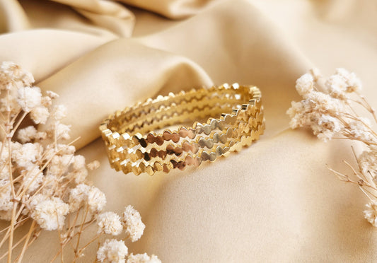 Golden Tide Cuff Gold Plated Handcuff