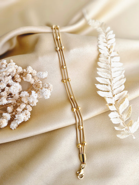3 Layer Ball Bracelet