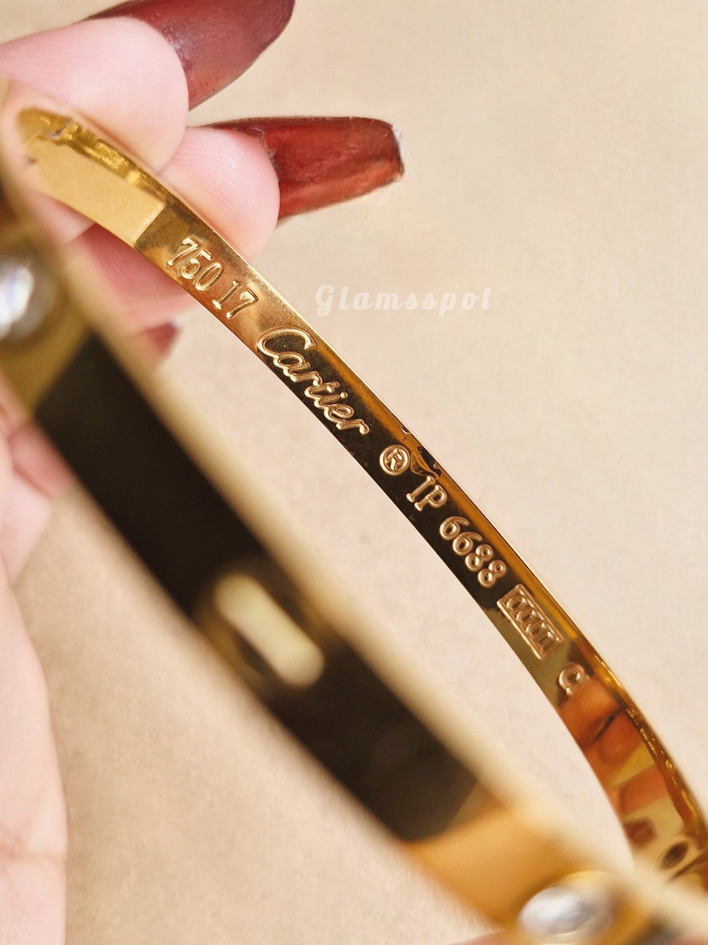 Gold Cartier Handcuff