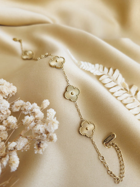 Golden Clover Bracelet