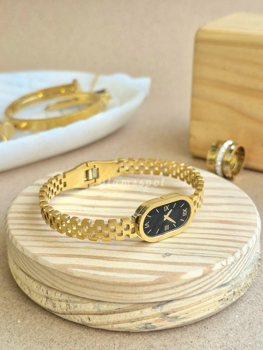 Noir Timepiece Handcuff