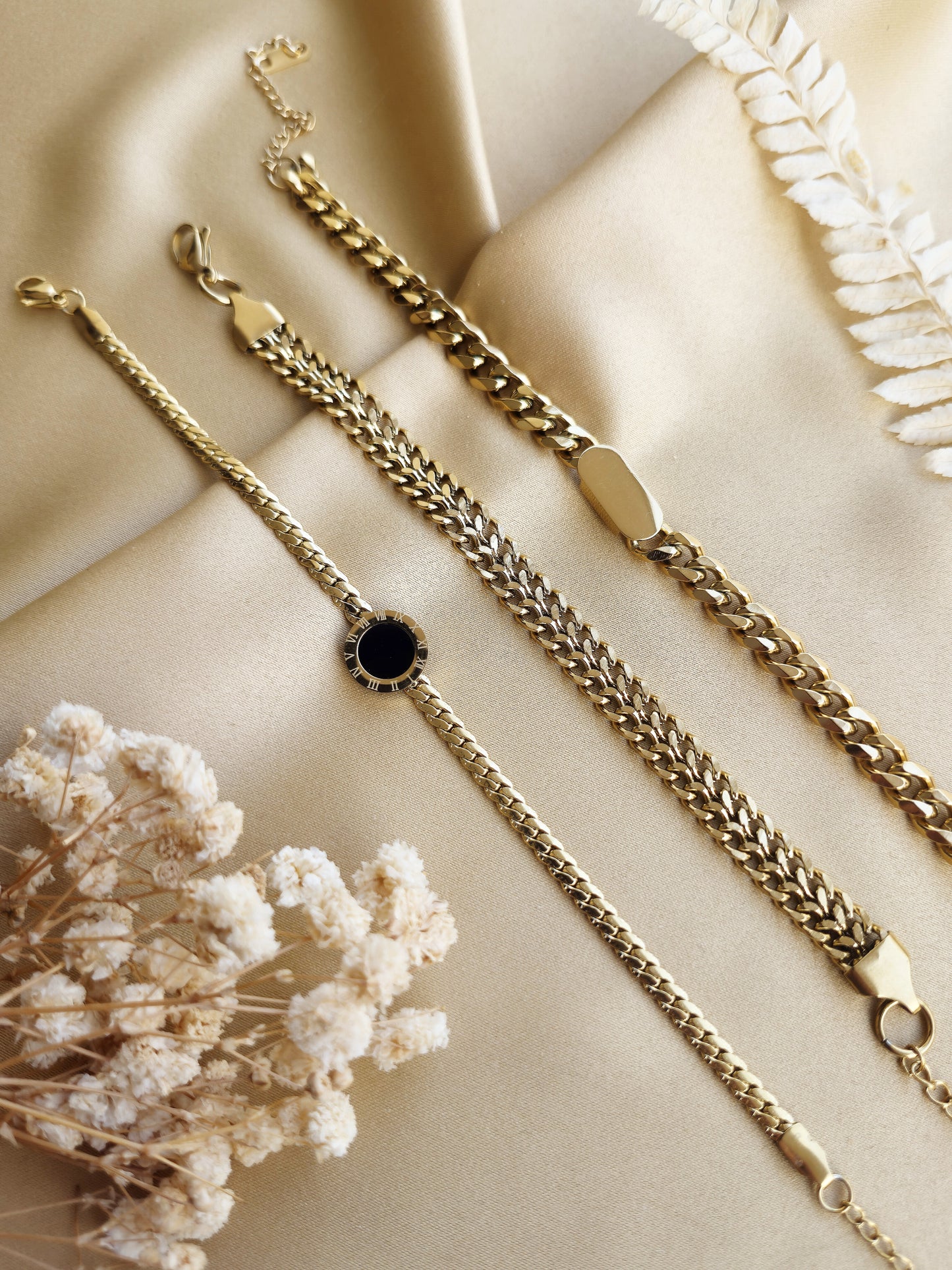 Classic Gold Chain Trio