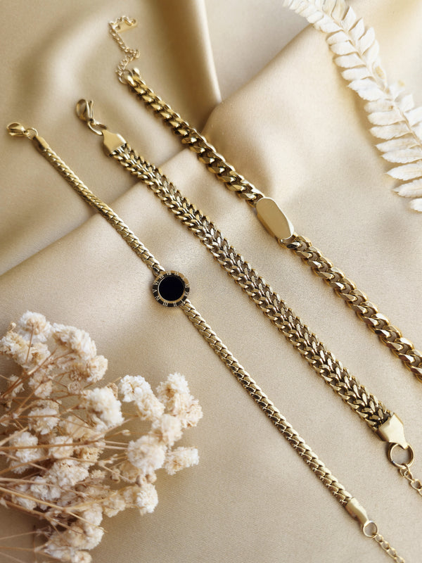 Classic Gold Chain Trio